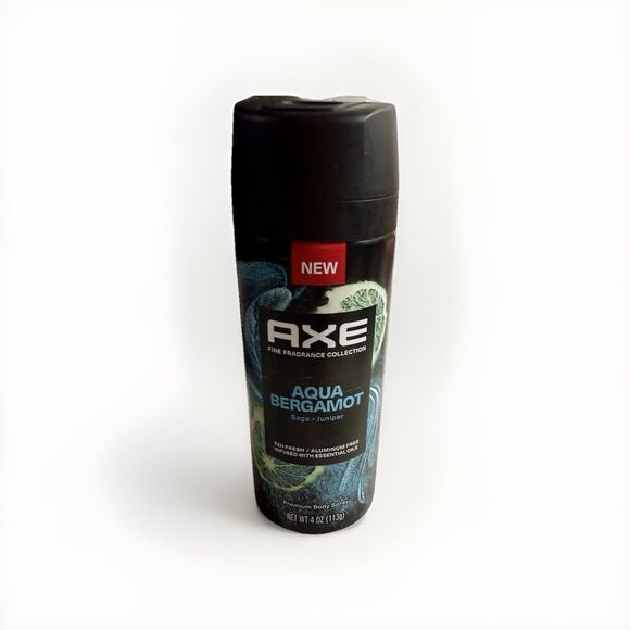 New Axe Scented Body Antiperspirant AQUA BERGAMOT 78 Hr Scented Deodorant 4.0oz - Picture 1 of 2